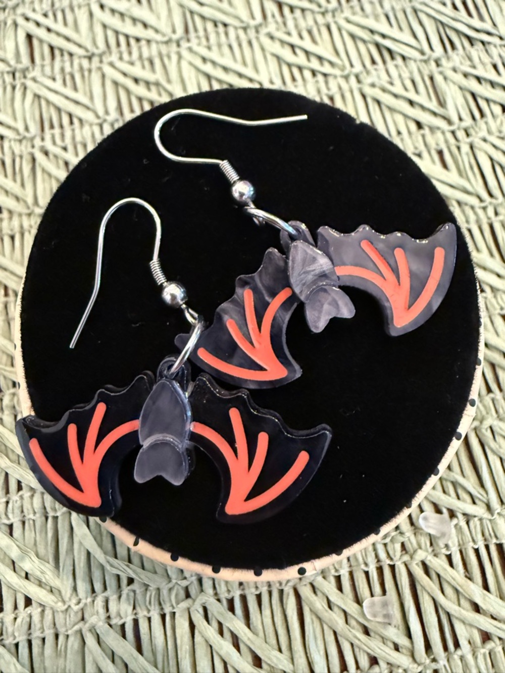 🦇 Erstwilder Bite Night Earrings Halloween Spooky